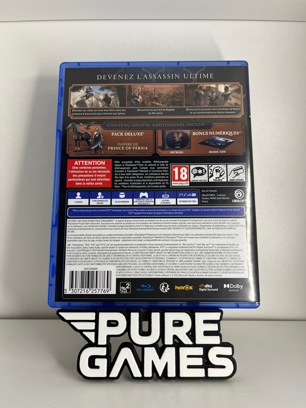 Assassin's Creed Mirage Édition Deluxe (PS4)