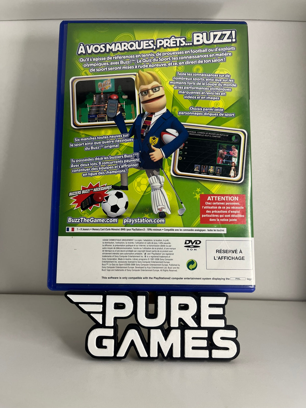 Buzz! Le Quiz du Sport (PS2)