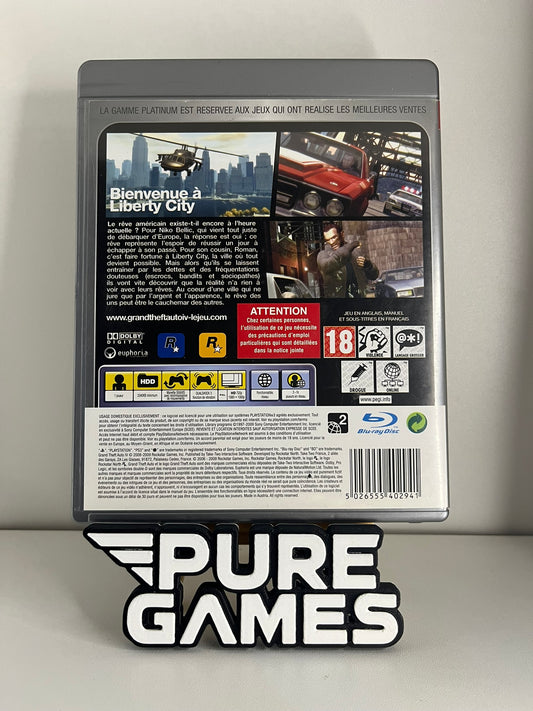 Grand Theft Auto IV : Platinum (PS3)