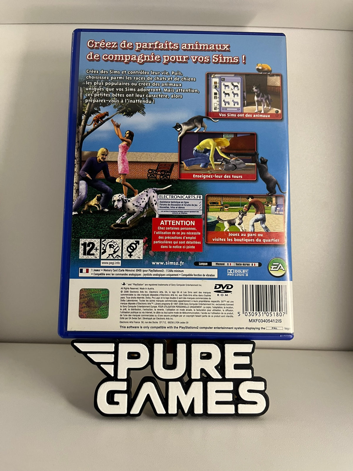 Les Sims 2 : Animaux & Cie (PS2)