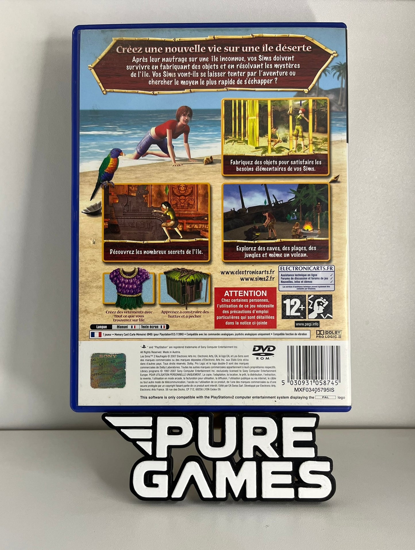 Les Sims 2 Naufragés (PS2)