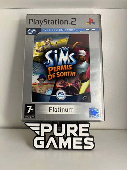 Les Sims: Permis de sortir Édition Platinum (PS2)
