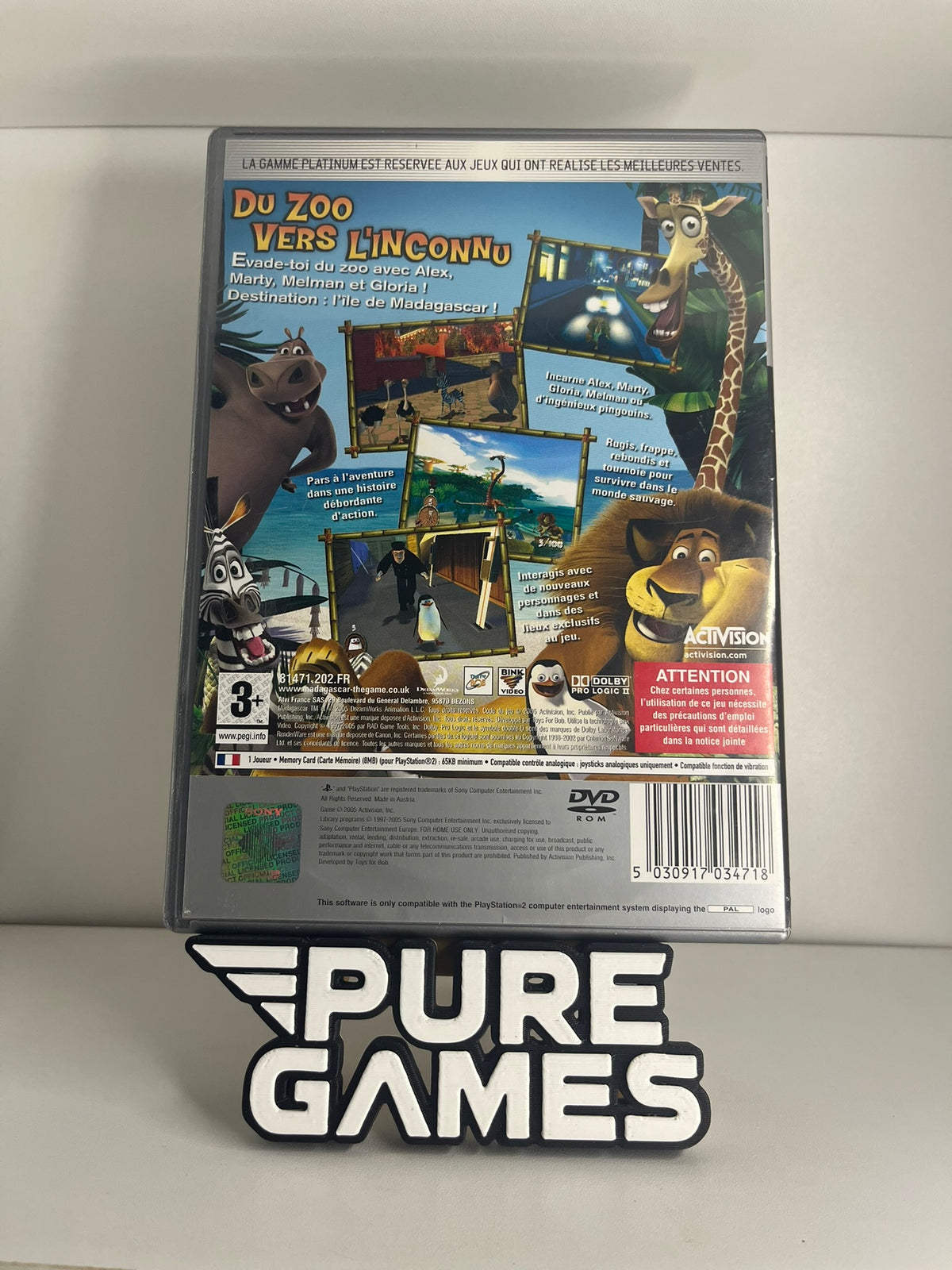 Madagascar Édition Platinum (PS2)