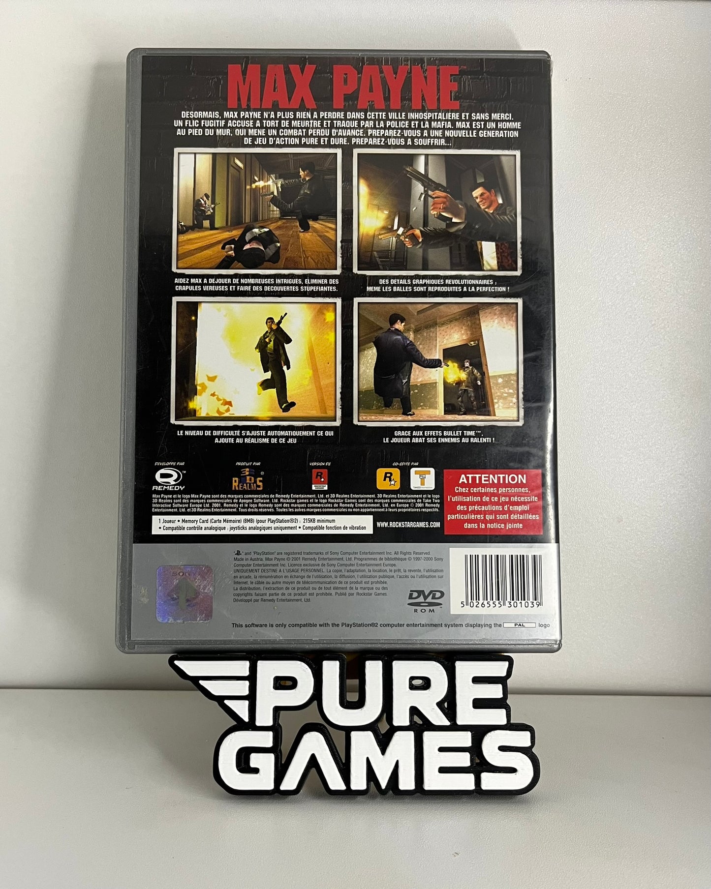 Max Payne Platinum (PS2)