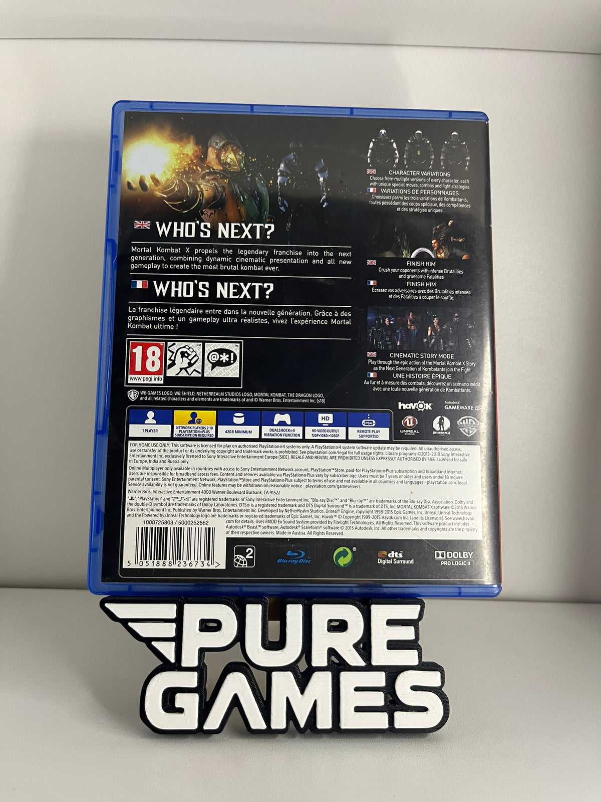 Mortal Kombat X Édition PlayStation Hits (PS4)