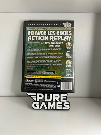 CD Action Replay – Metal Gear Solid 3 : Snake Eater (PS2)