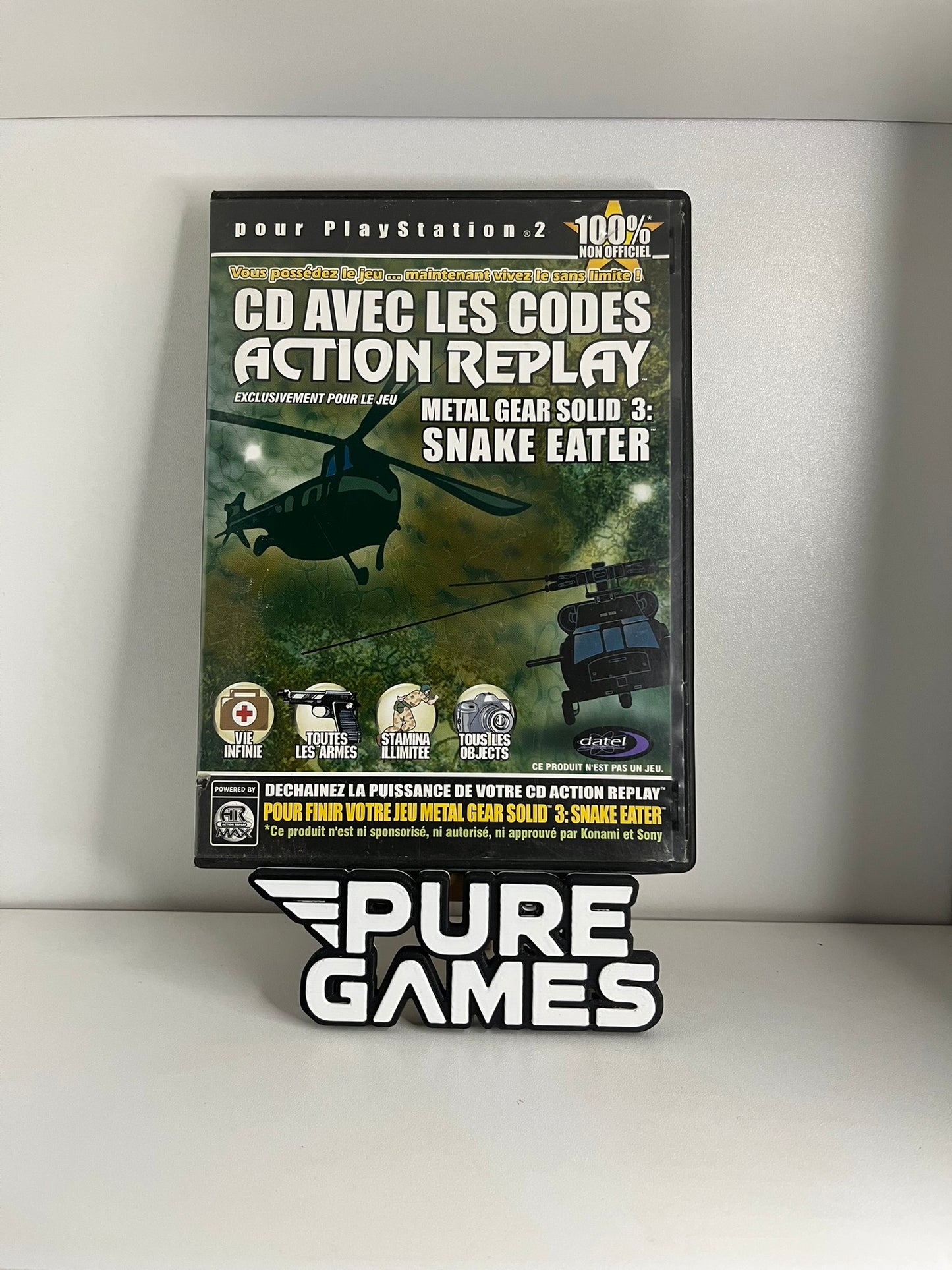 CD Action Replay – Metal Gear Solid 3 : Snake Eater (PS2)