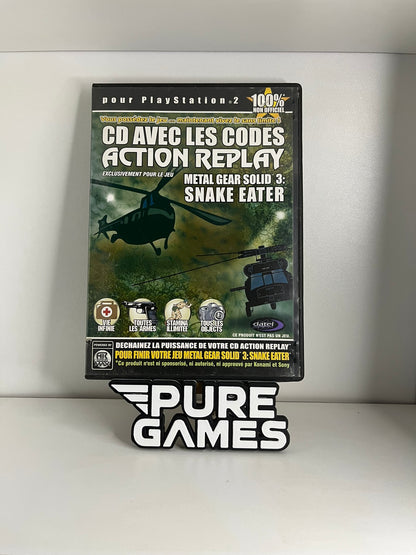 CD Action Replay – Metal Gear Solid 3 : Snake Eater (PS2)