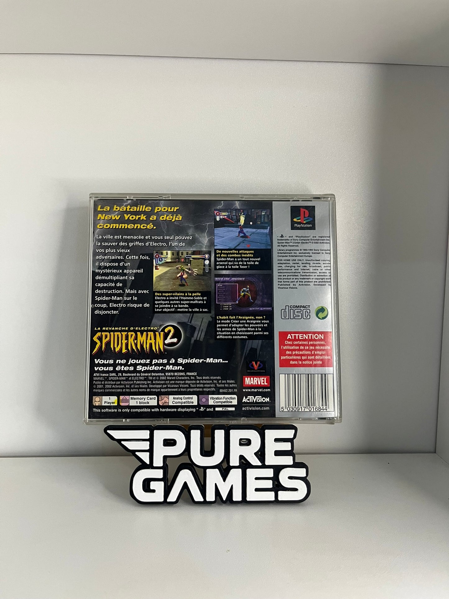 Spider-Man 2 : La Revanche d'Electro Platinum (PS1)