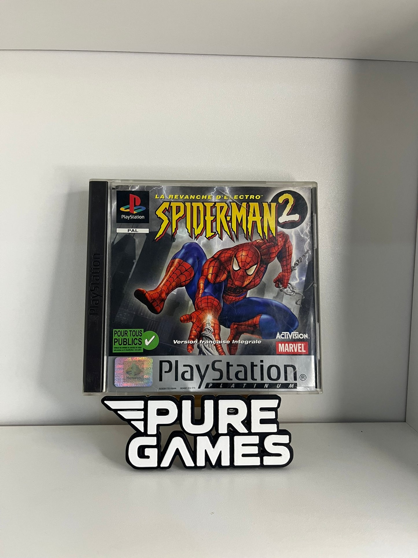 Spider-Man 2 : La Revanche d'Electro Platinum (PS1)