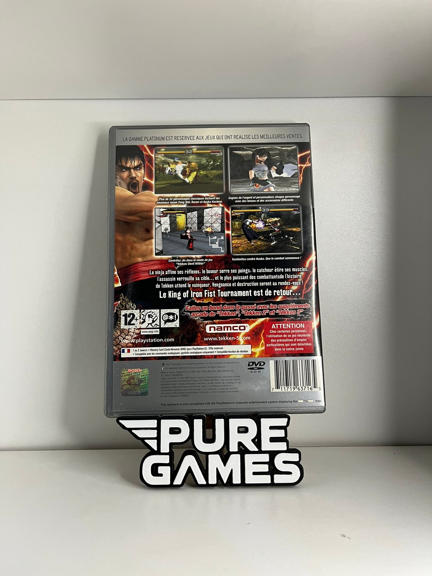 Tekken 5 Édition Platinum (PS2)