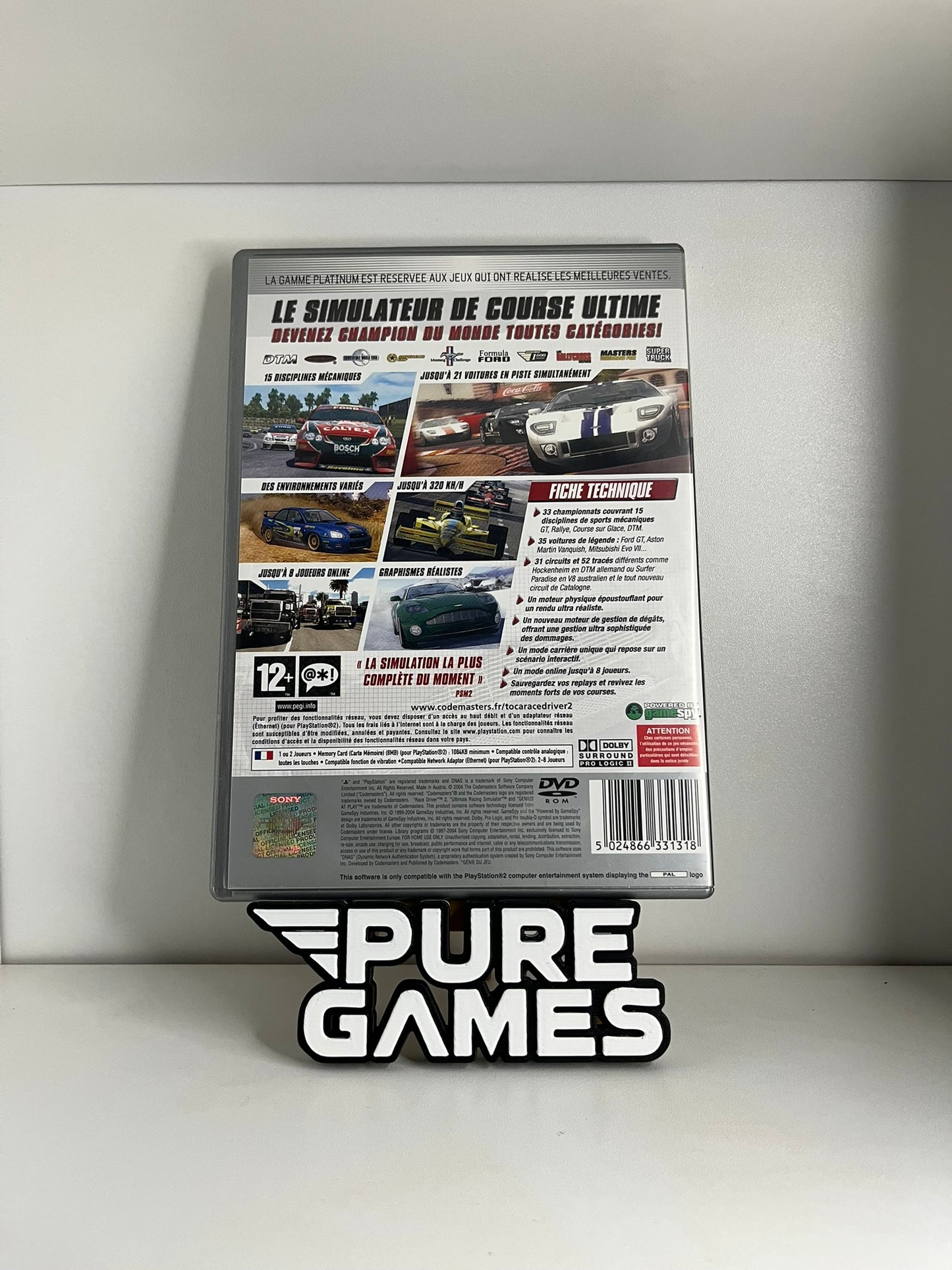TOCA Race Driver 2 Édition Platinum (PS2)