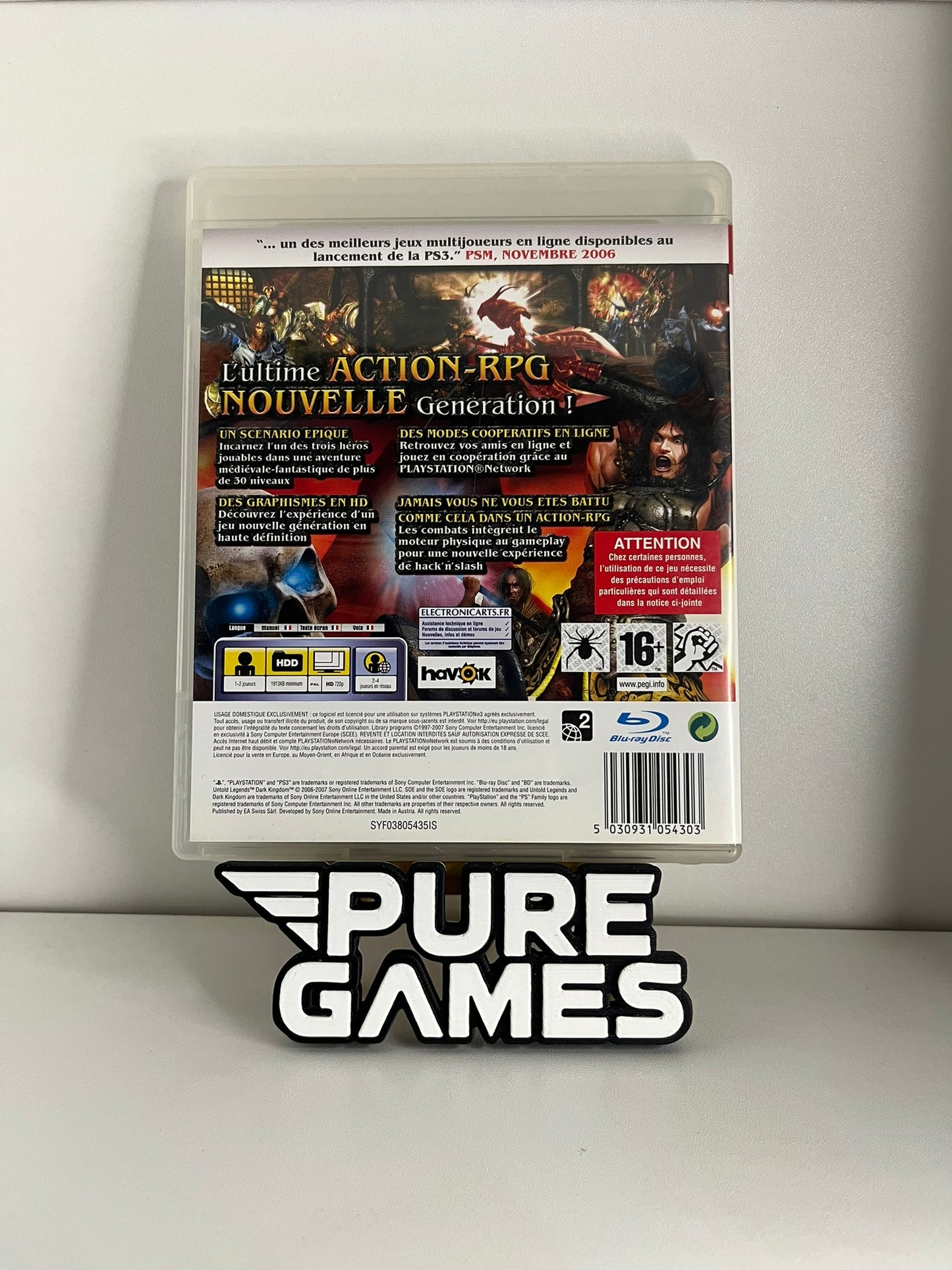 Untold Legends : Le Royaume des Ténèbres (PS3)