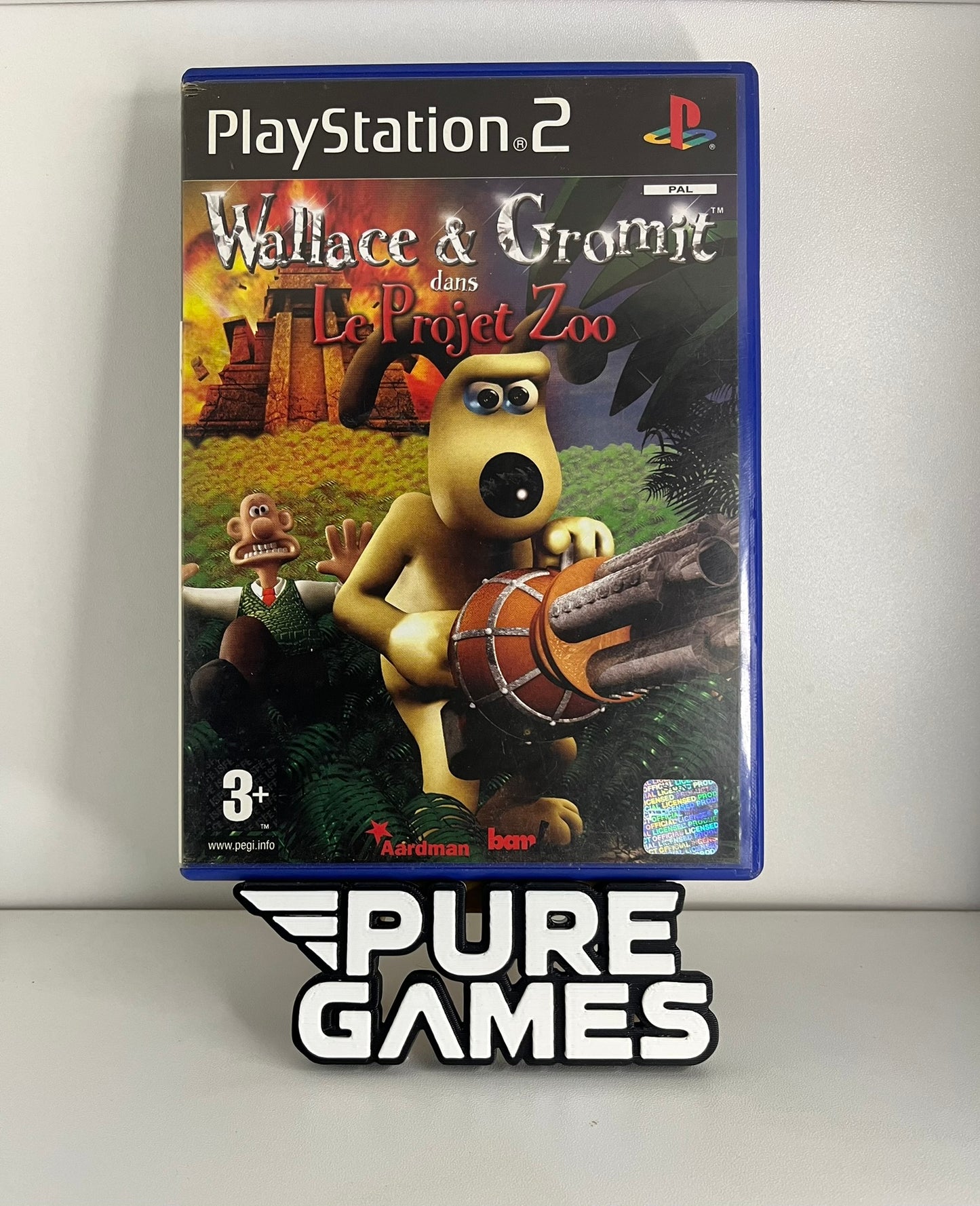 Wallace & Gromit dans Le Projet Zoo (PS2)