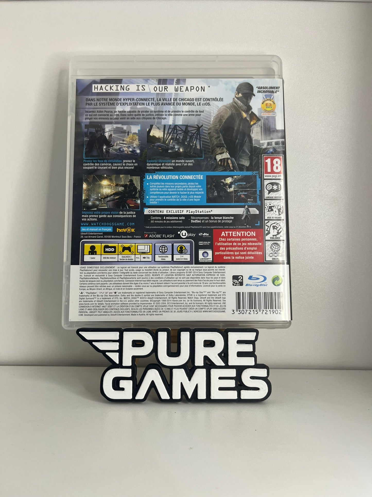 Watch Dogs Edition Exclusive PS3 (PS3)